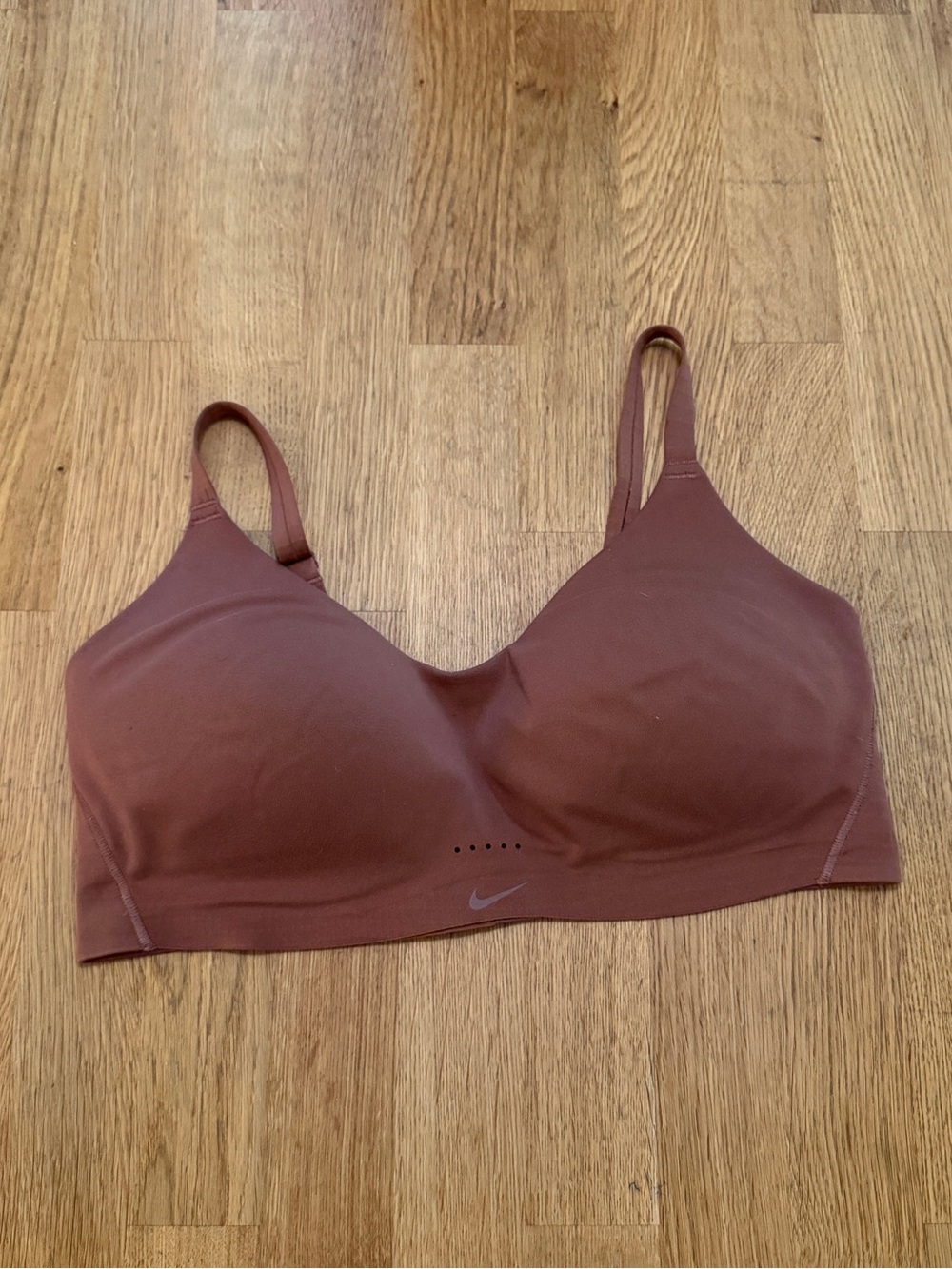 Nike MEDIUM Brown Alate Minimalist Sports Bra C-E Cup